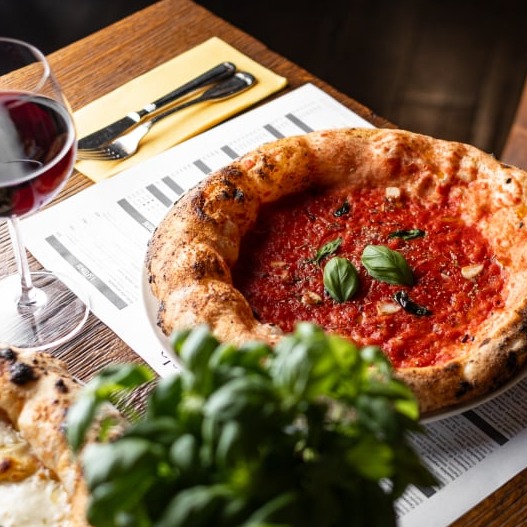 Pizza salmone