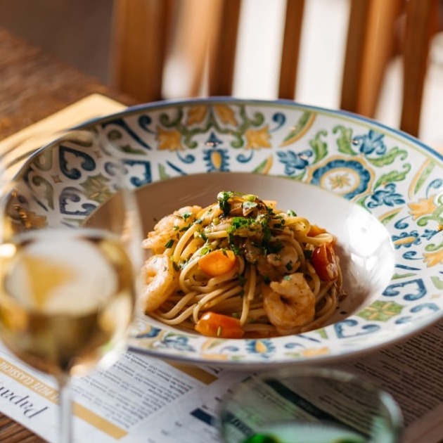 Tagliatelle gamberi