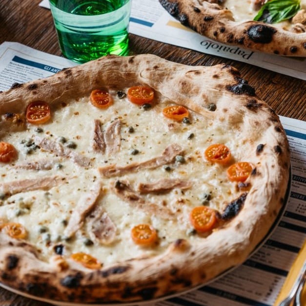 Pizza salmone